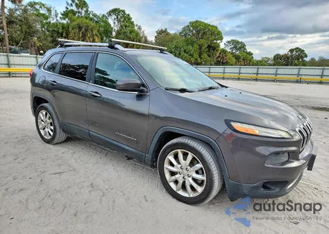 2014 Jeep Cherokee Limited из США, поврежденный, VIN 1C4PJLDS7EW283042